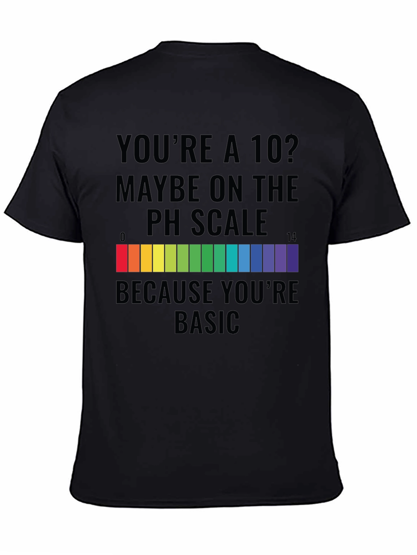 Basic pH Scale Graphic T-Shirt