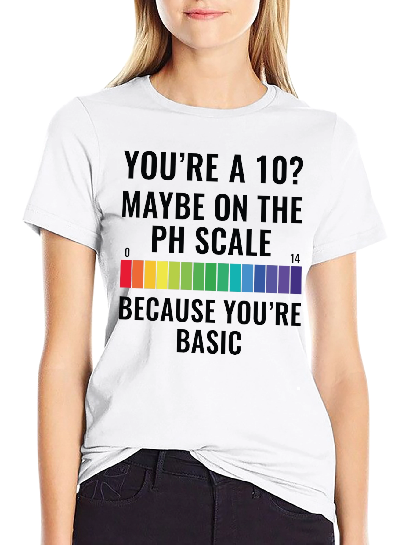 Basic pH Scale Graphic T-Shirt