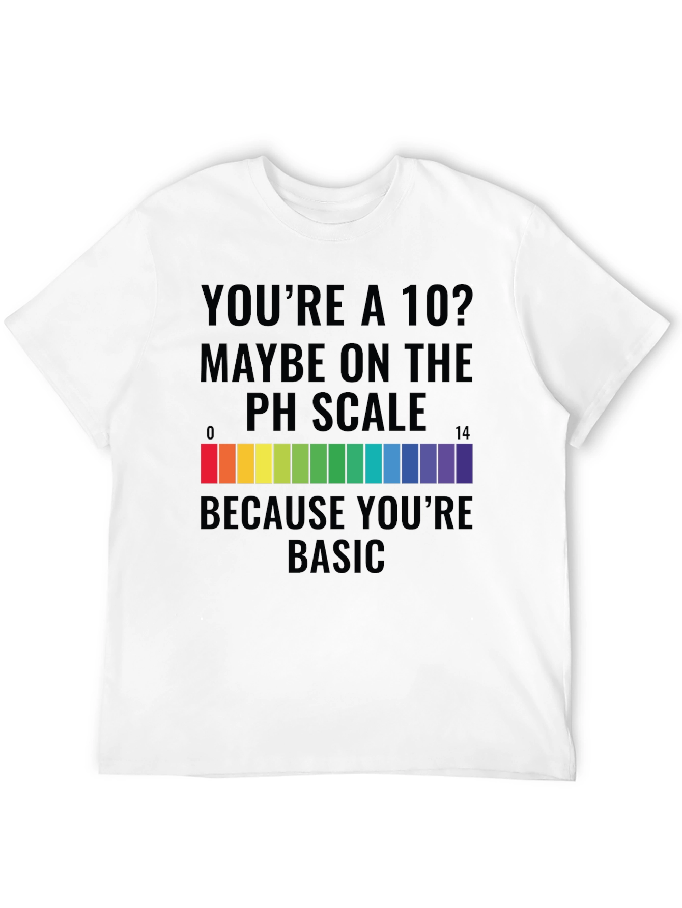 Basic pH Scale Graphic T-Shirt
