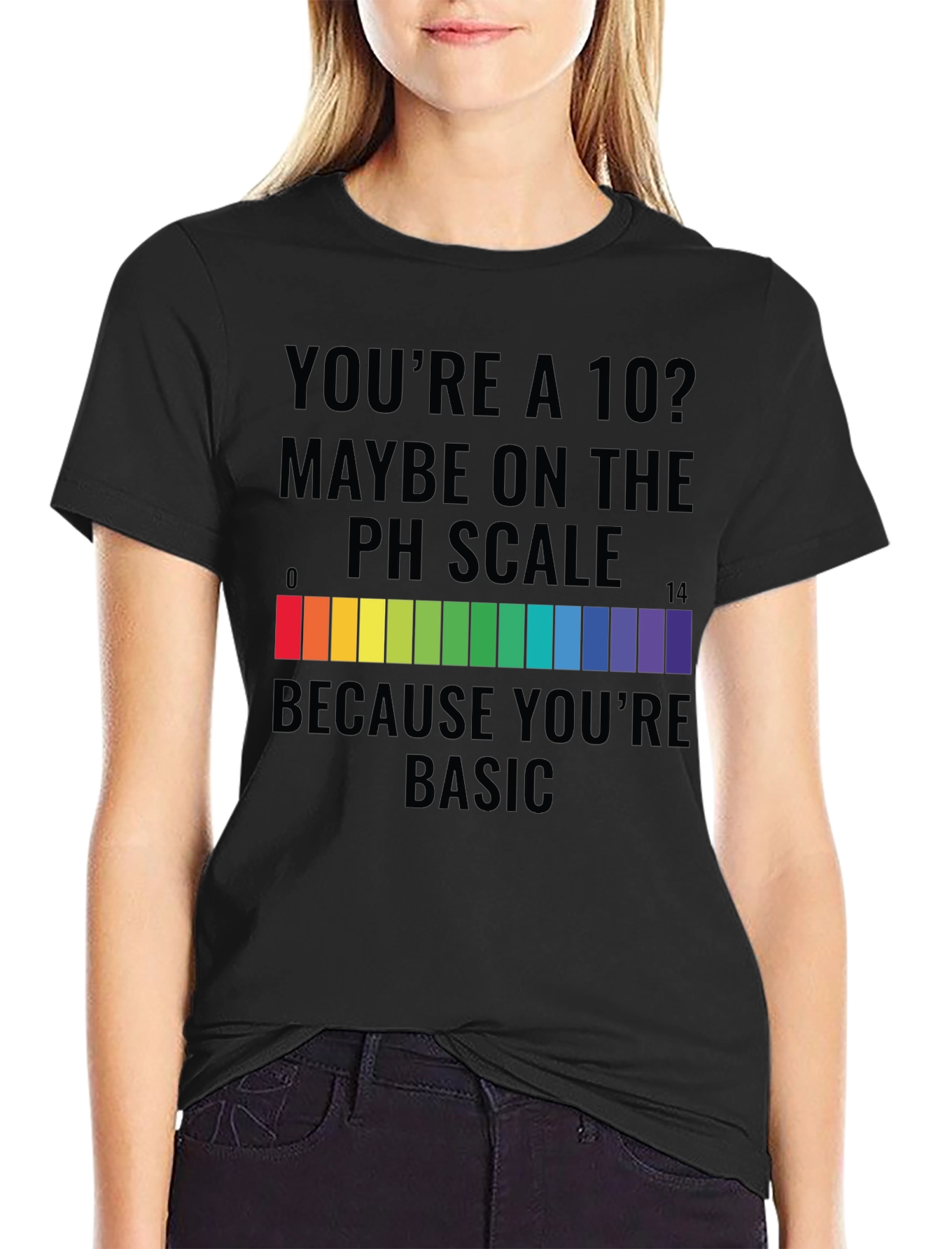 Basic pH Scale Graphic T-Shirt