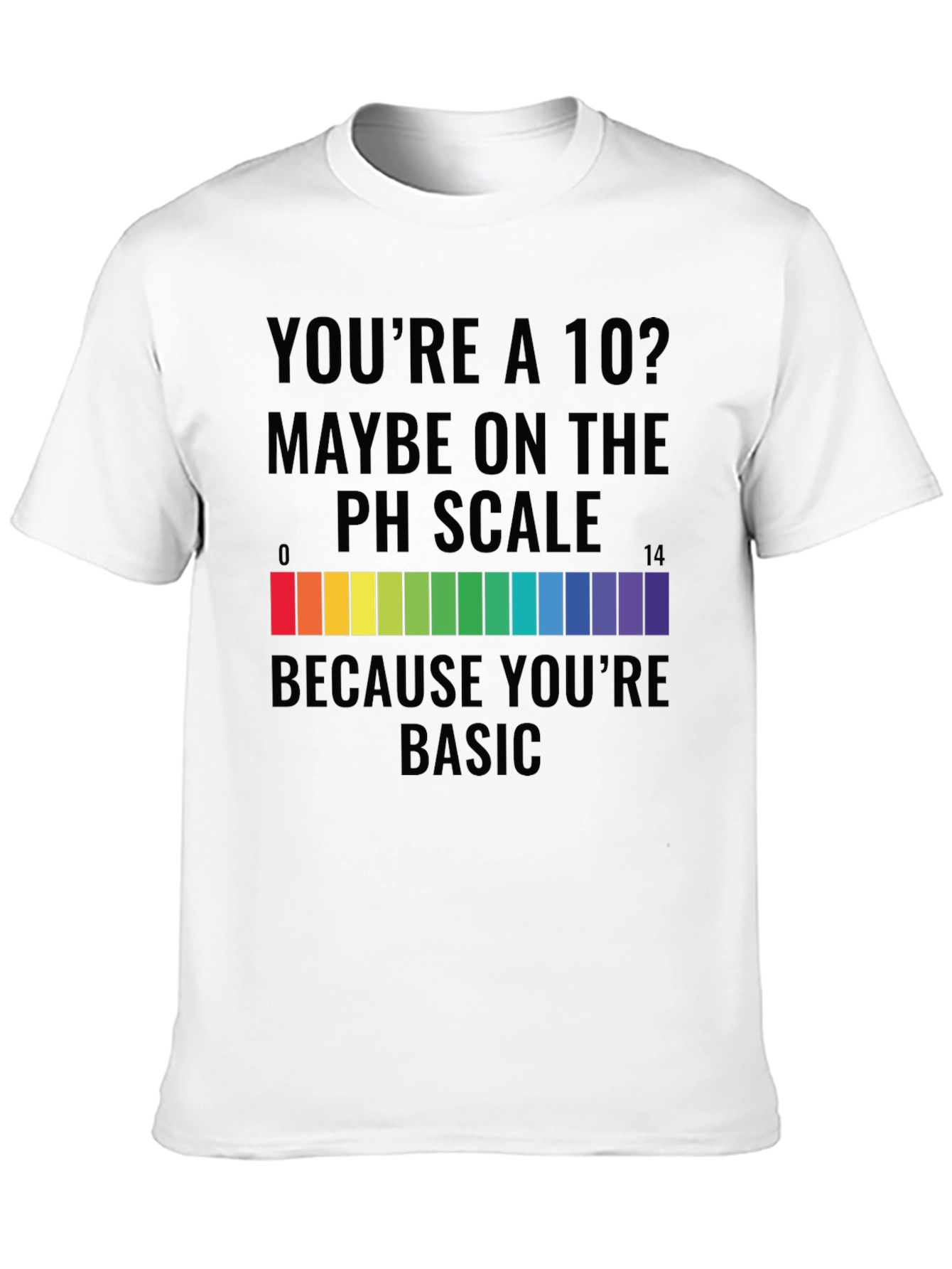 Basic pH Scale Graphic T-Shirt