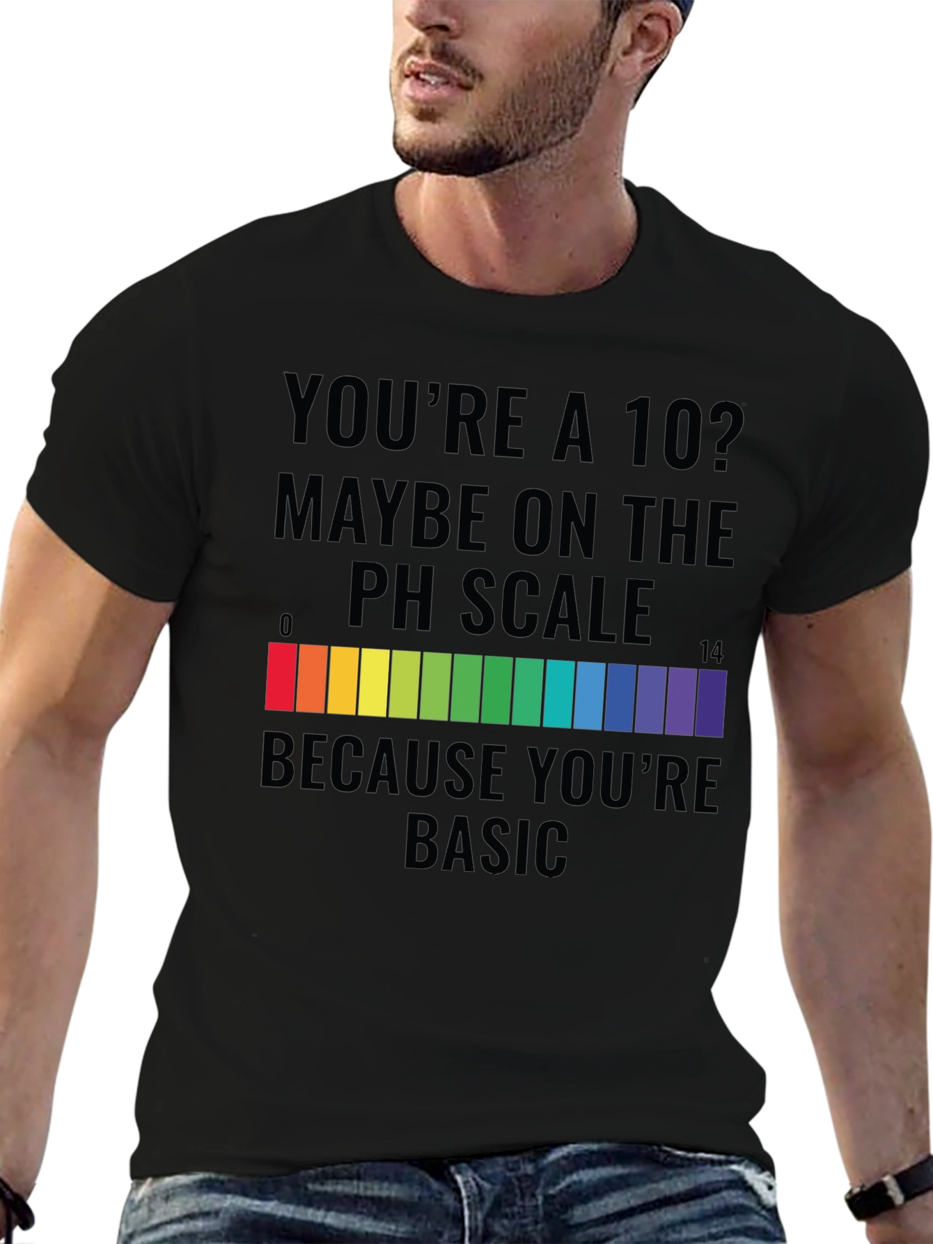 Basic pH Scale Graphic T-Shirt