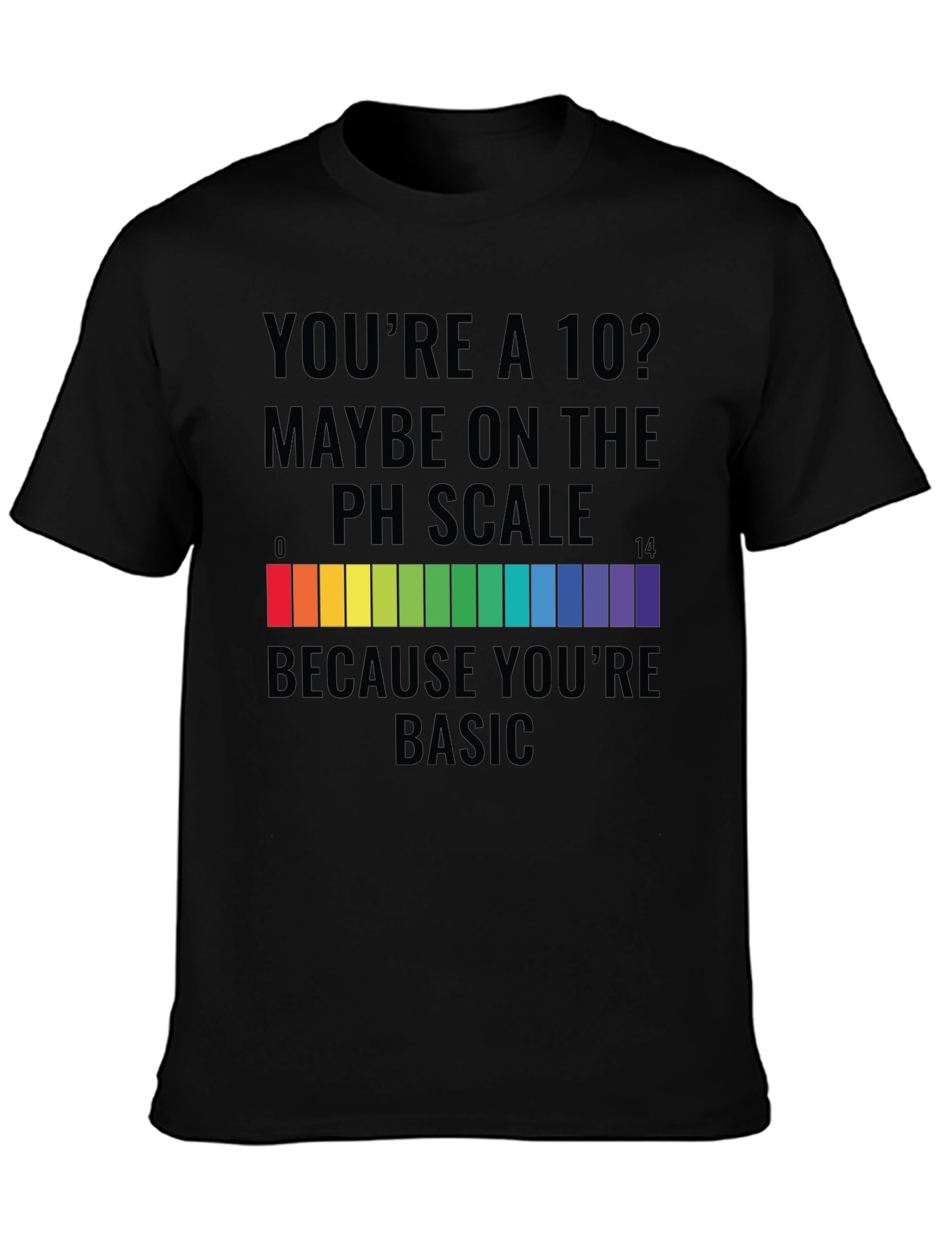 Basic pH Scale Graphic T-Shirt