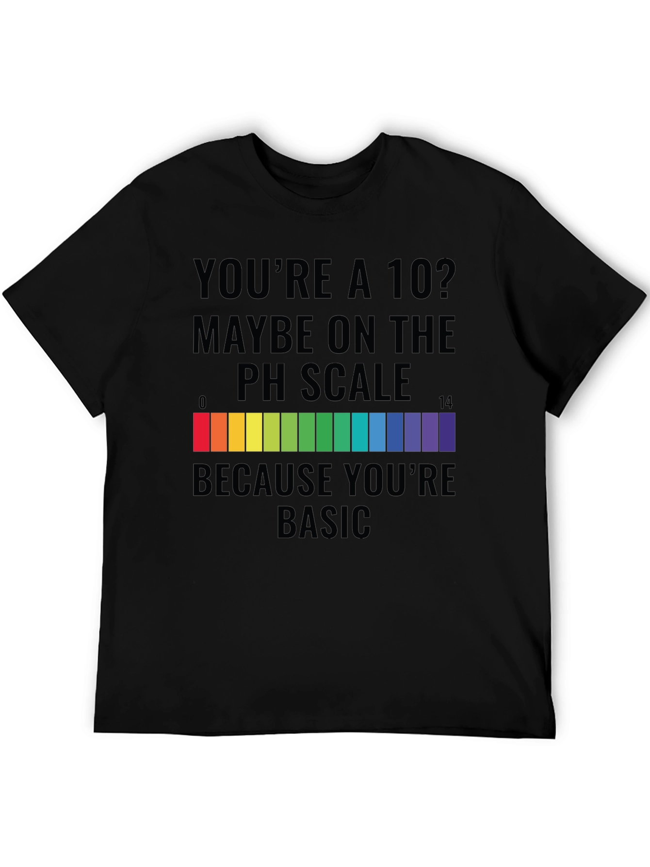 Basic pH Scale Graphic T-Shirt