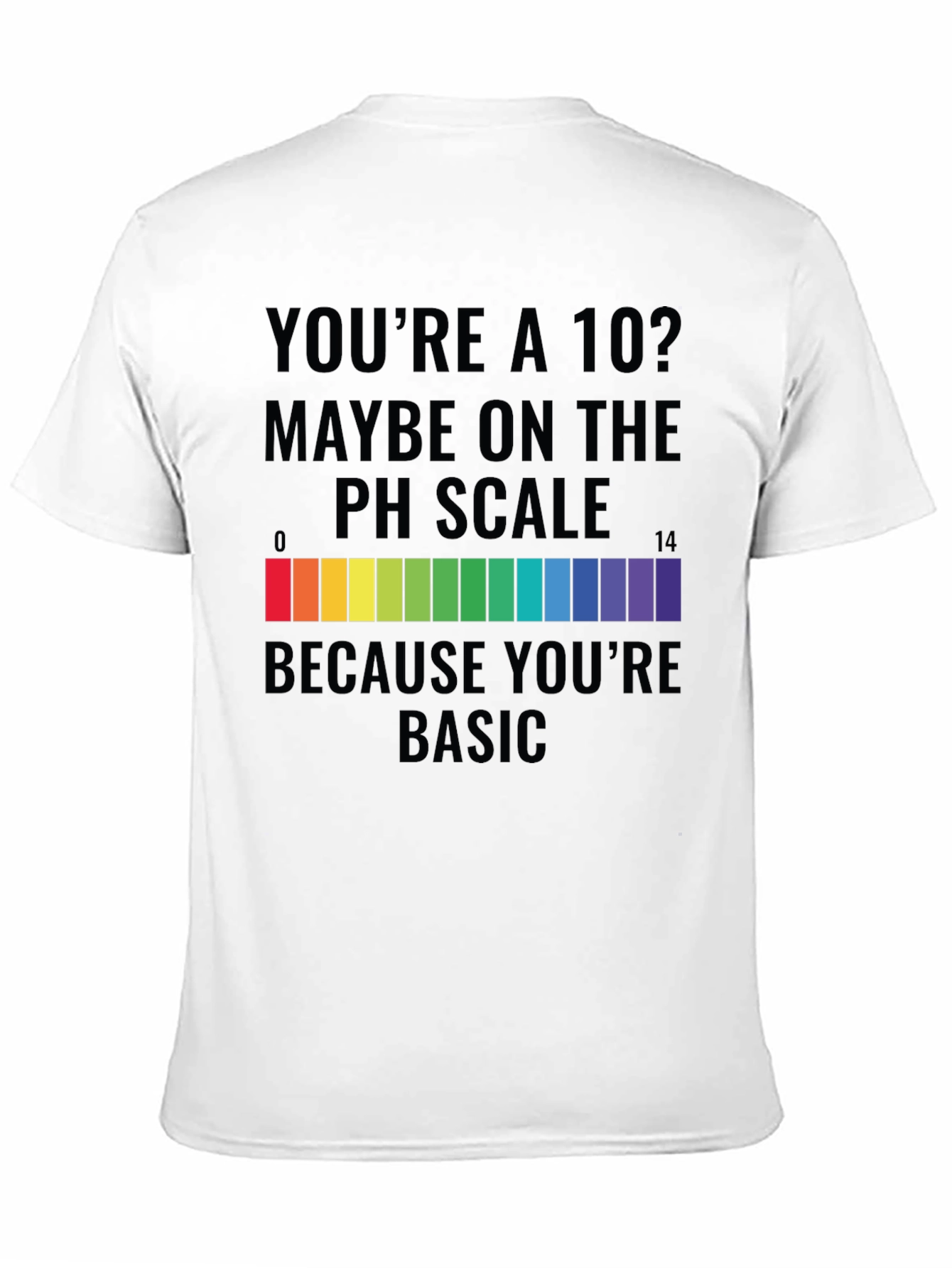 Basic pH Scale Graphic T-Shirt