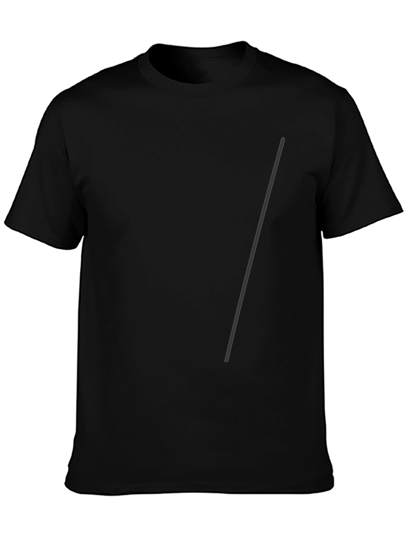 Classic Black Crew Neck T-Shirt | Casual Comfort