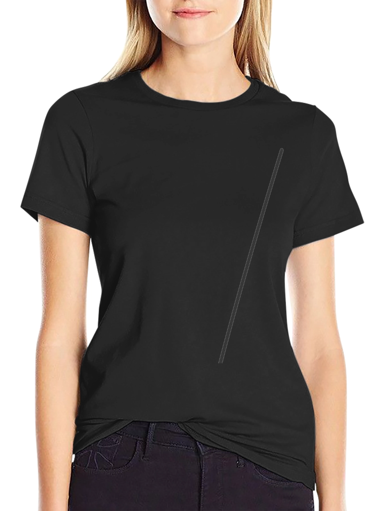 Classic Black Crew Neck T-Shirt | Casual Comfort