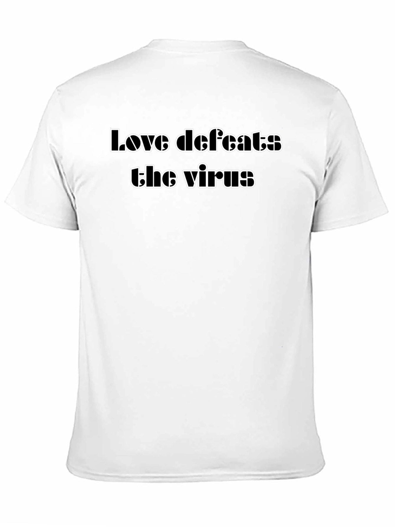 Love Defeats the Virus Graphic T-Shirt