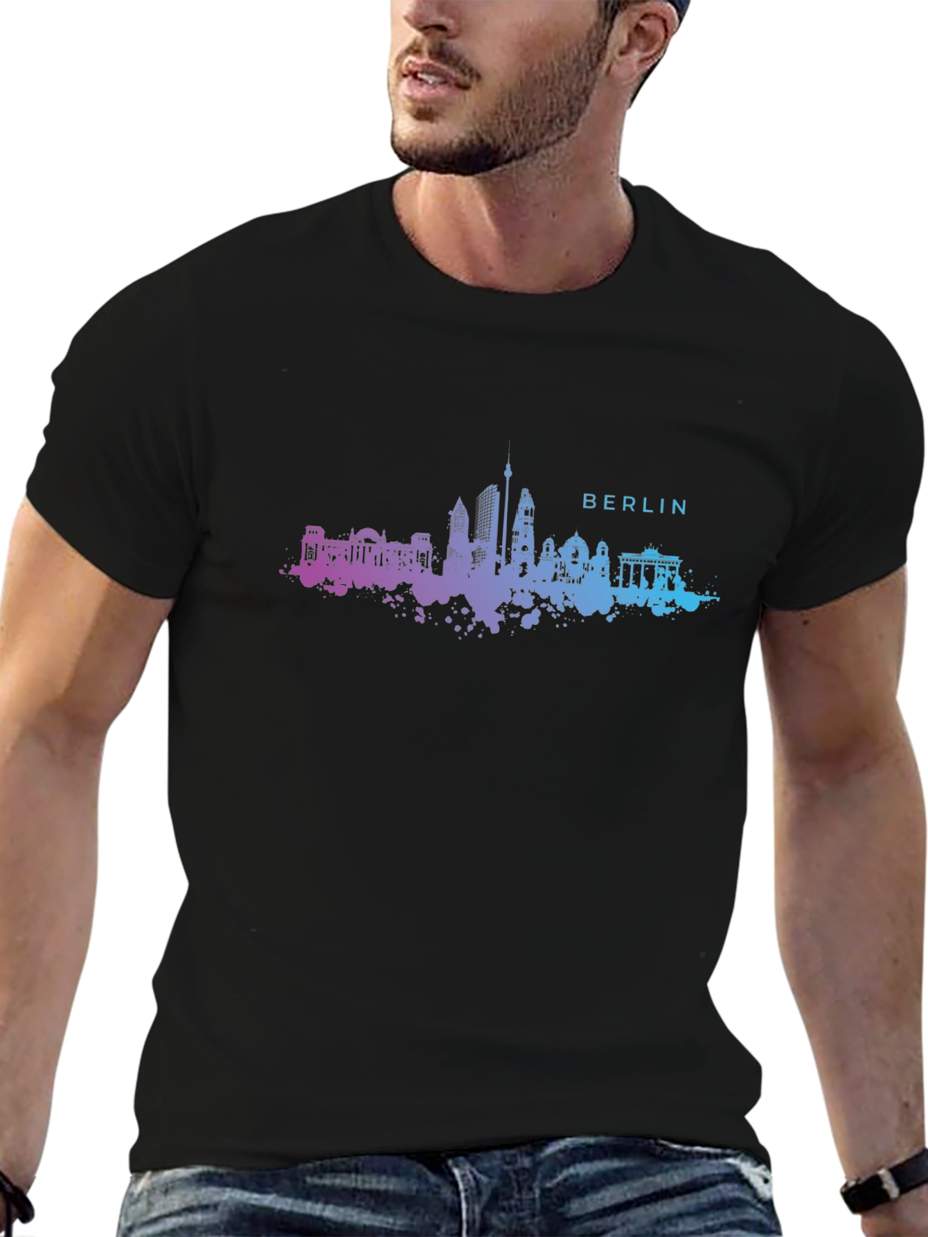 Berlin Skyline Graphic T-Shirt