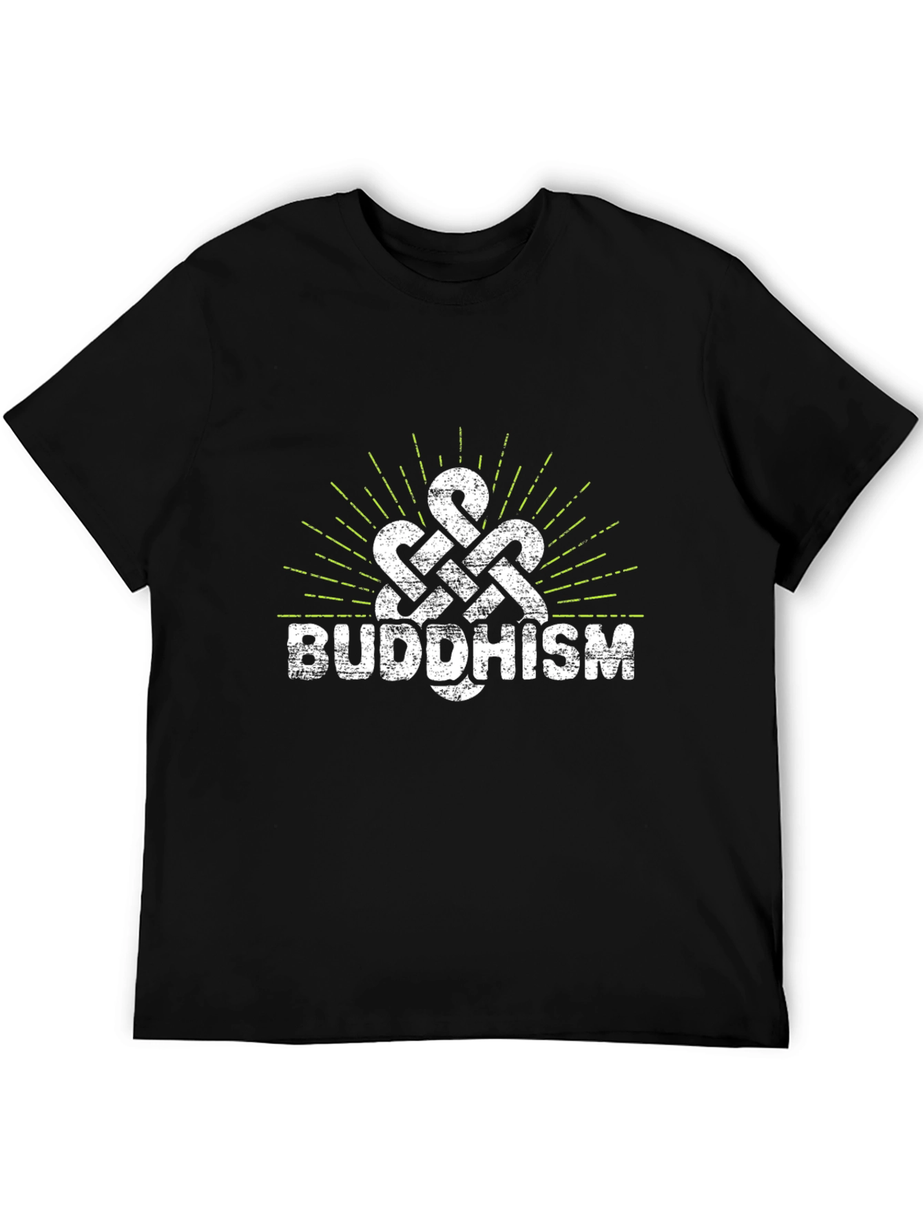 Buddhism Knot T-Shirt - Distressed Graphic Tee