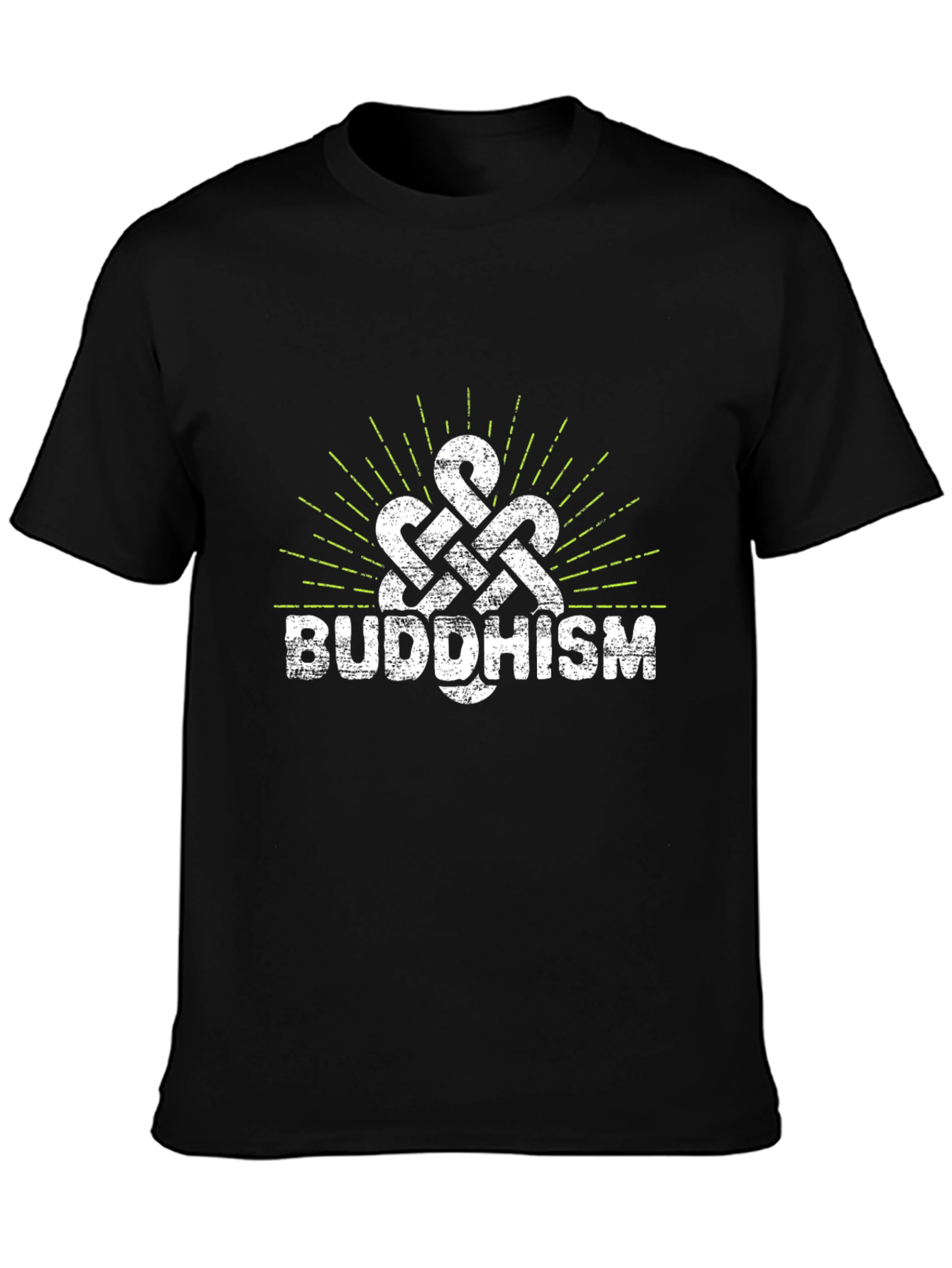 Buddhism Knot T-Shirt - Distressed Graphic Tee