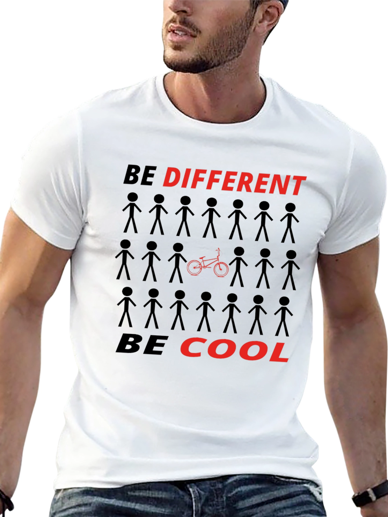 Be Different Be Cool Graphic Tee