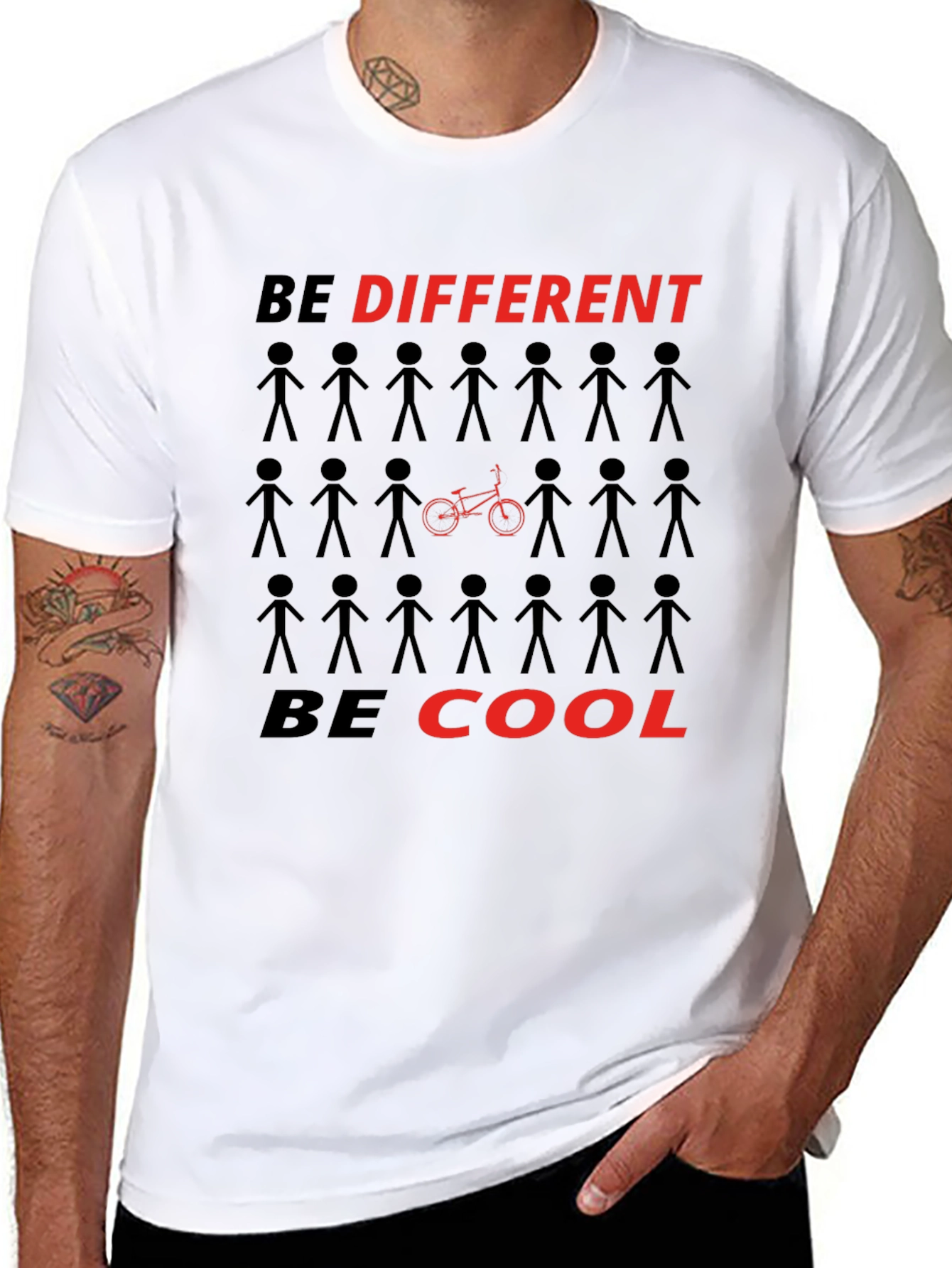 Be Different Be Cool Graphic Tee