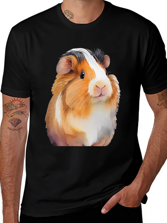 Guinea Pig Graphic T-Shirt - Mens Black Tee