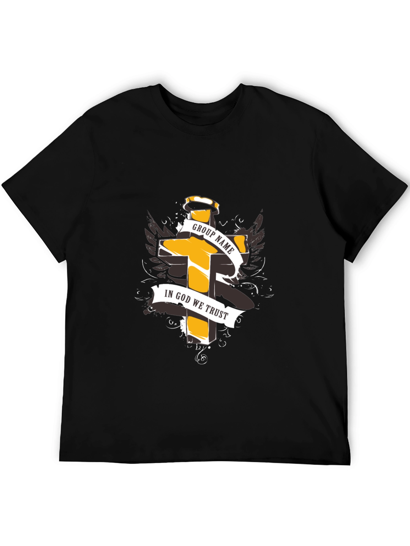 Religious Graphic T-Shirt - Cross Design