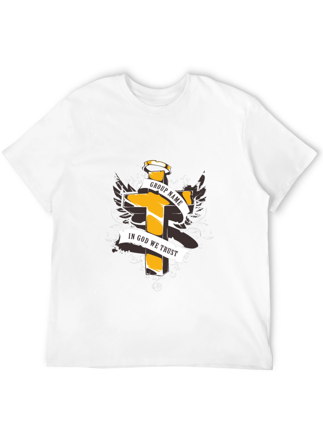 Religious Graphic T-Shirt - Cross Design