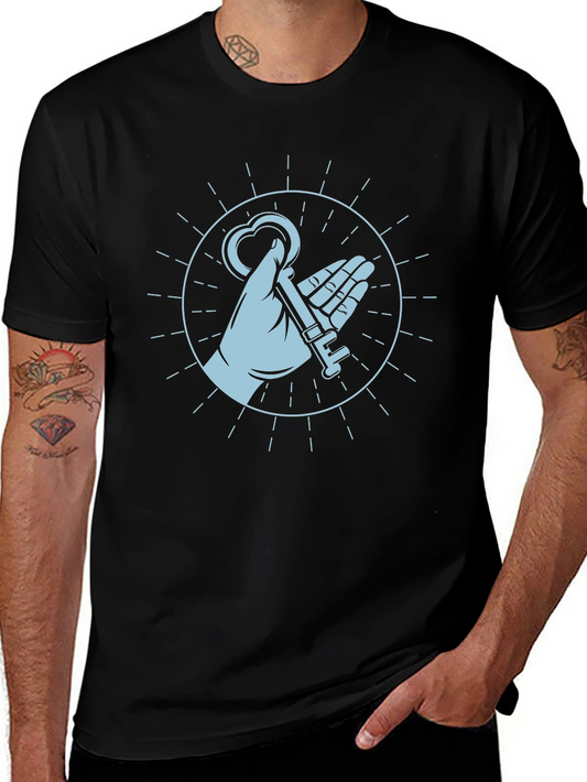 Key to My Heart Graphic Tee - Black