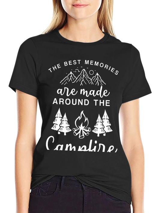 Campfire Memories T-Shirt - Black