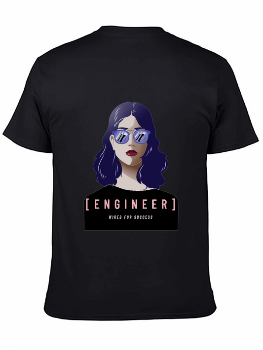 Engineer Woman Graphic Tee - Wired For Success