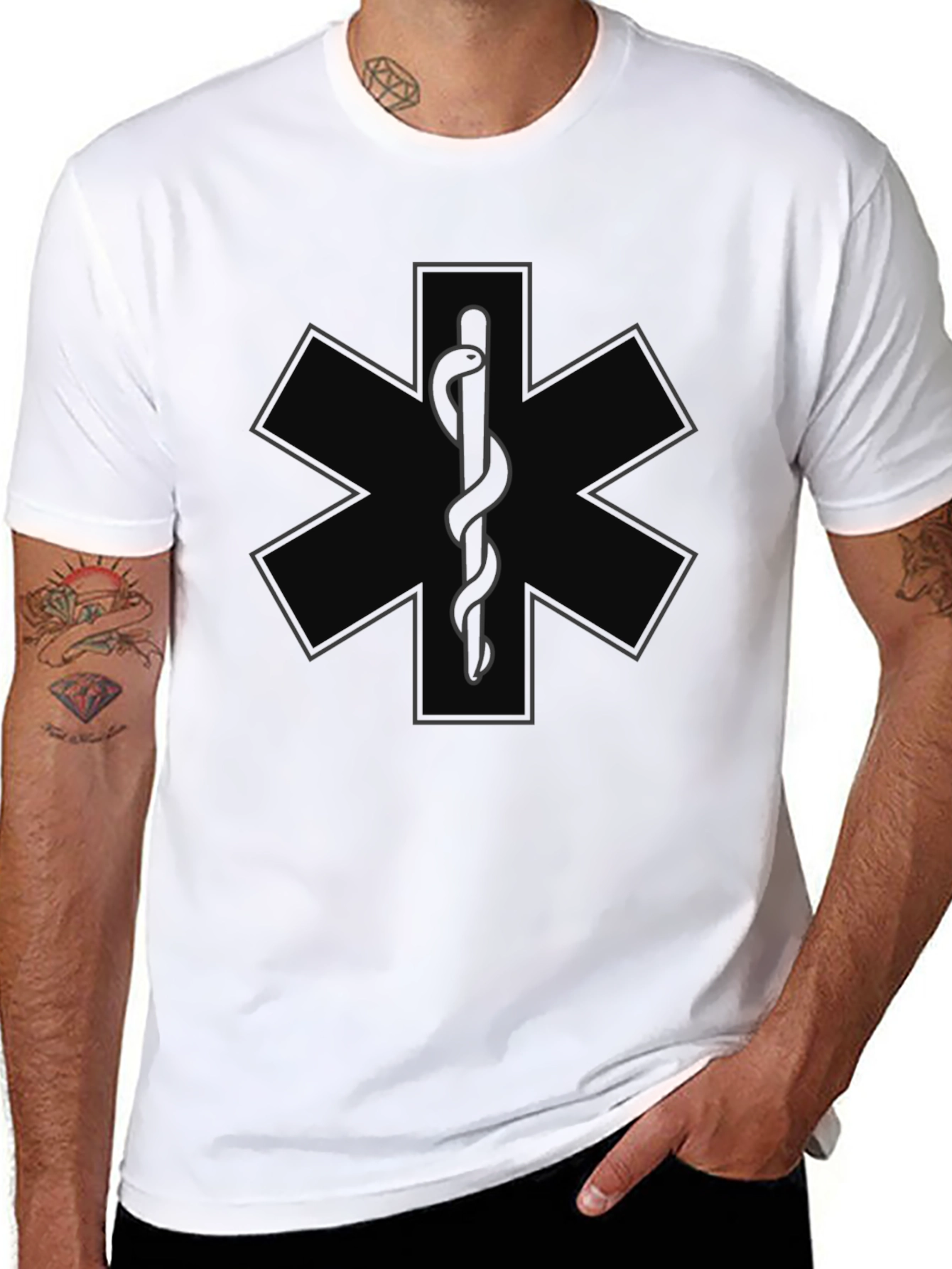 Star of Life EMT T-Shirt - Black