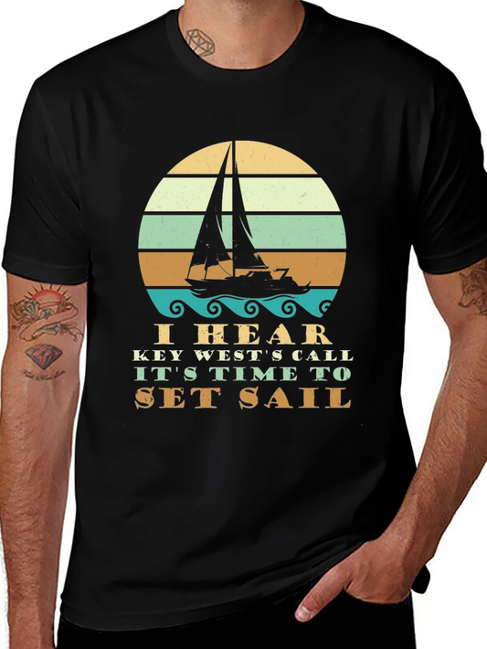 Key West Sailing T-Shirt - Set Sail!