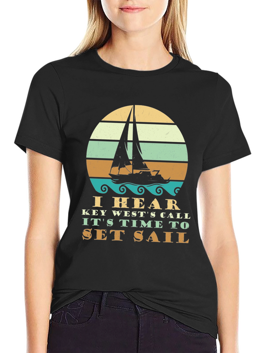 Key West Sailing T-Shirt - Set Sail!
