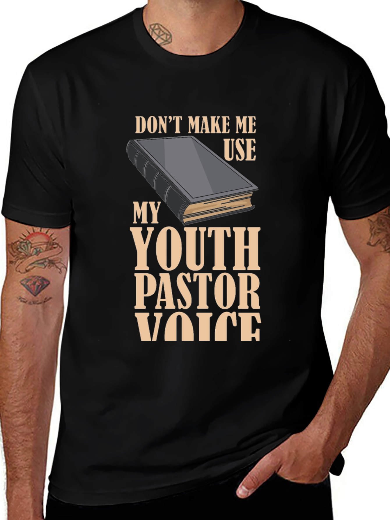 Youth Pastor Voice T-Shirt - Funny Christian Gift