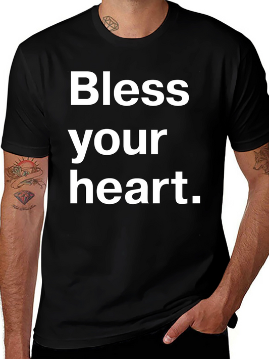 Bless Your Heart Graphic Tee - Comfort Fit Cotton T-Shirt
