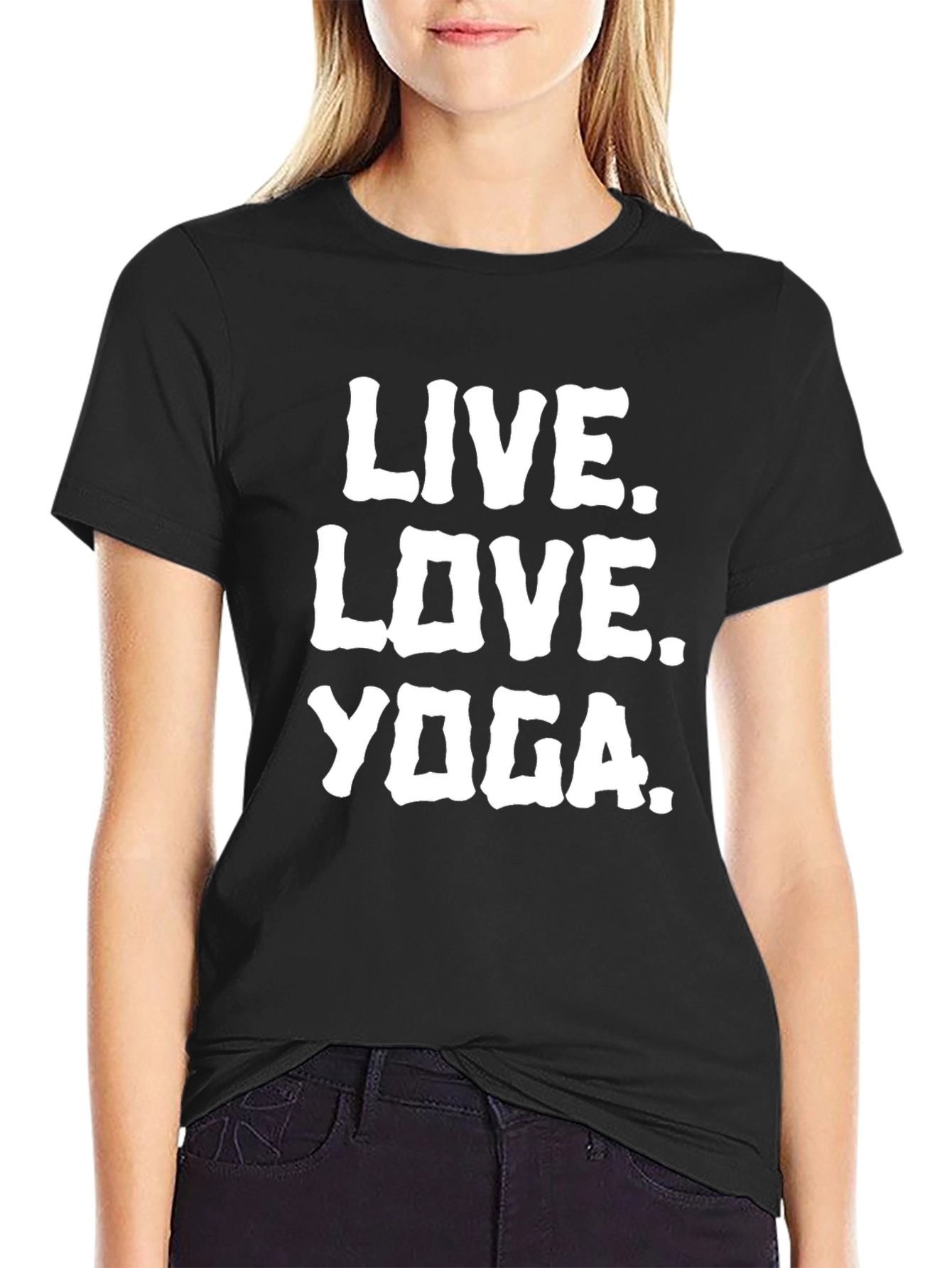 Live Love Yoga Graphic T-Shirt