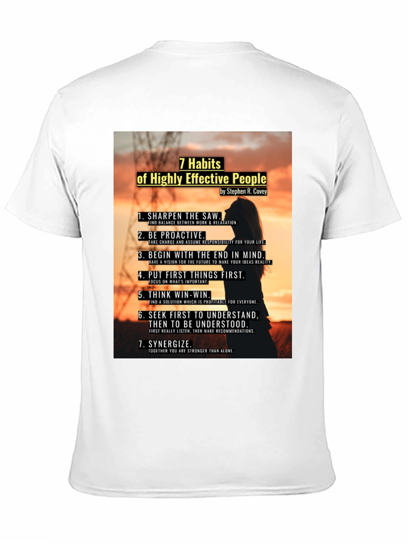 7 Habits of Highly Effective People Graphic T-Shirt