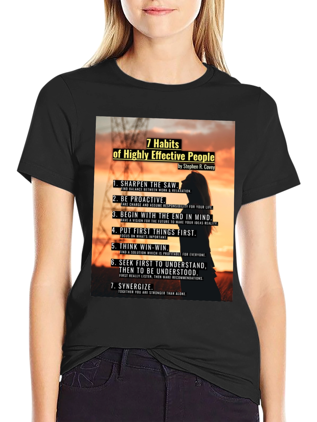 7 Habits of Highly Effective People Graphic T-Shirt
