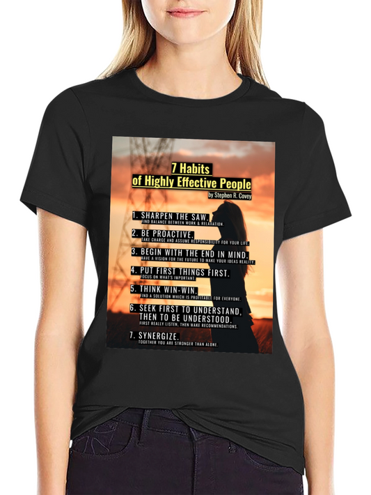 7 Habits of Highly Effective People Graphic T-Shirt