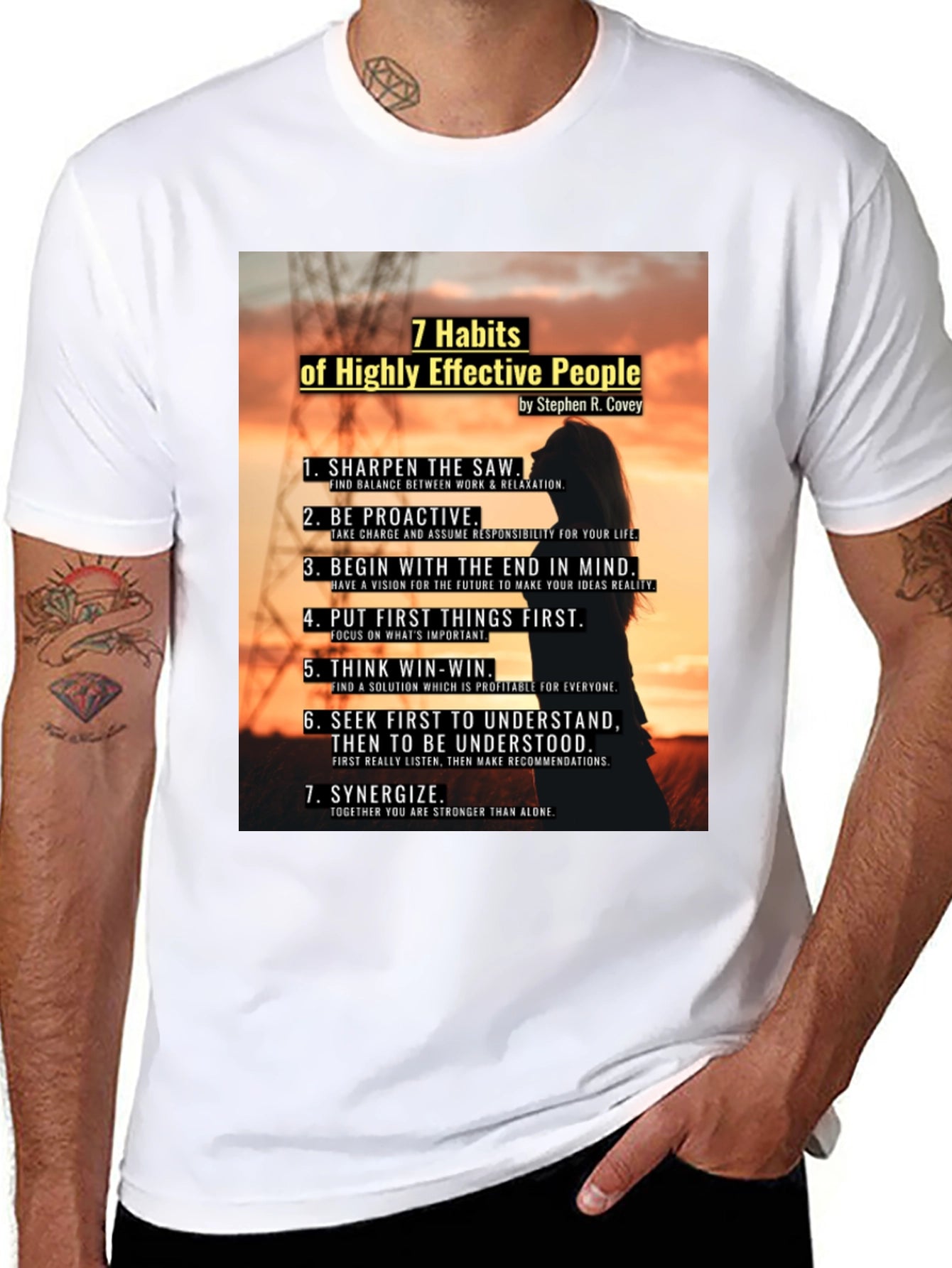 7 Habits of Highly Effective People Graphic T-Shirt