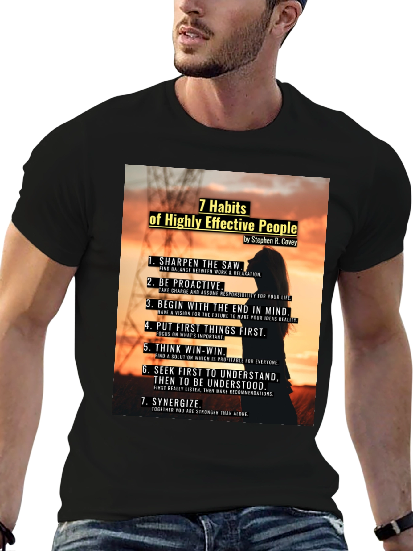 7 Habits of Highly Effective People Graphic T-Shirt