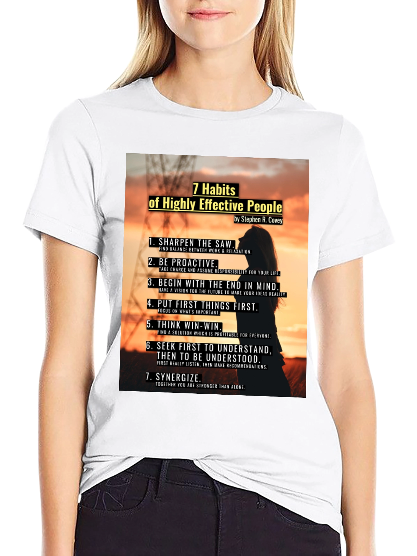 7 Habits of Highly Effective People Graphic T-Shirt