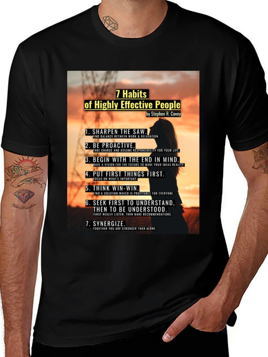 7 Habits of Highly Effective People Graphic T-Shirt
