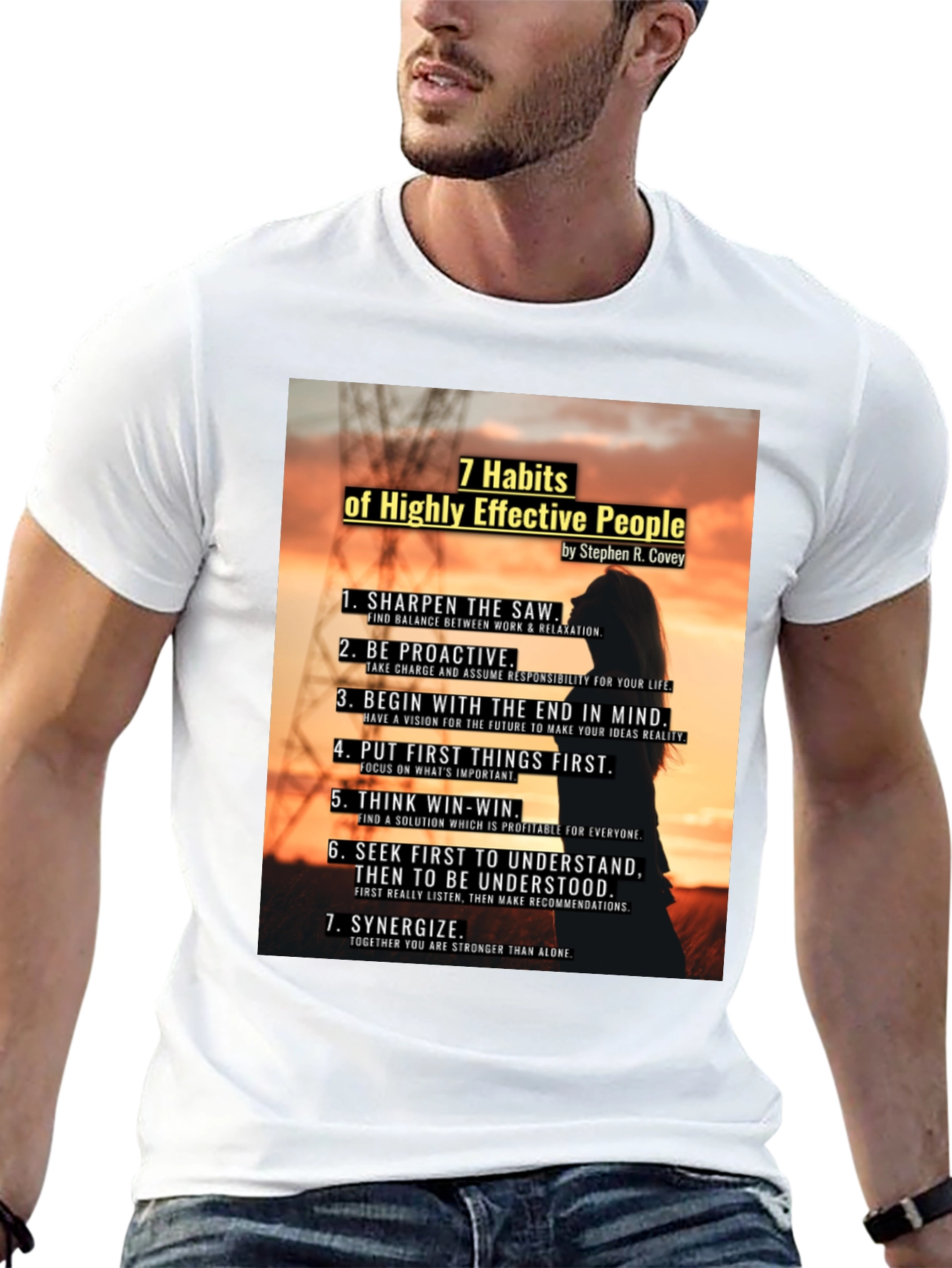 7 Habits of Highly Effective People Graphic T-Shirt
