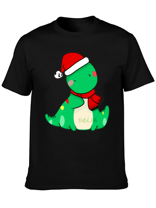 Festive Dino T-Shirt - Holiday Cheer