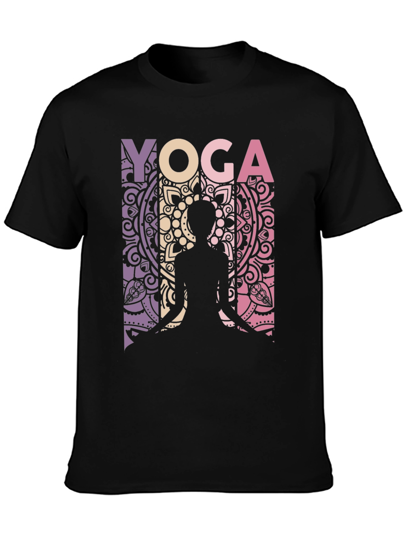 Yoga Mandala Graphic Tee - Relaxed Fit