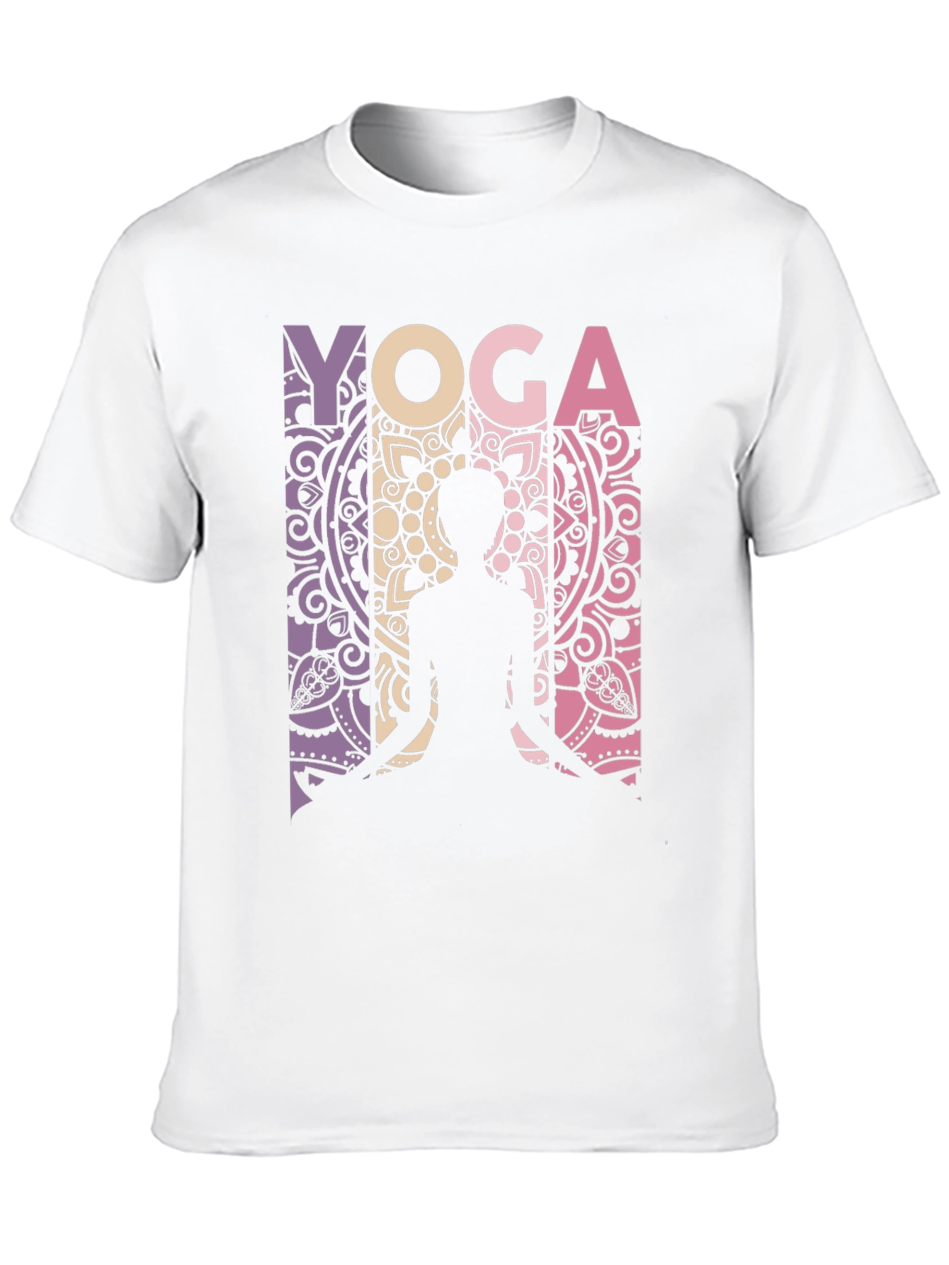 Yoga Mandala Graphic Tee - Relaxed Fit