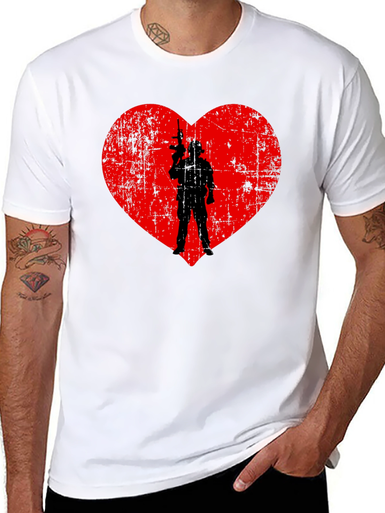 Tactical Heart T-Shirt - Military Love