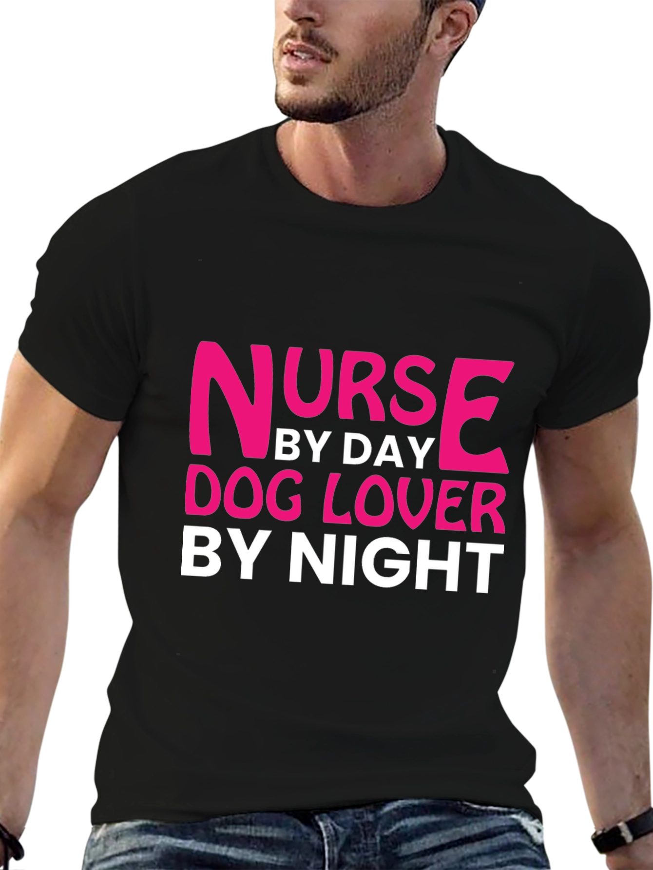Nurse By Day Dog Lover By Night T-Shirt