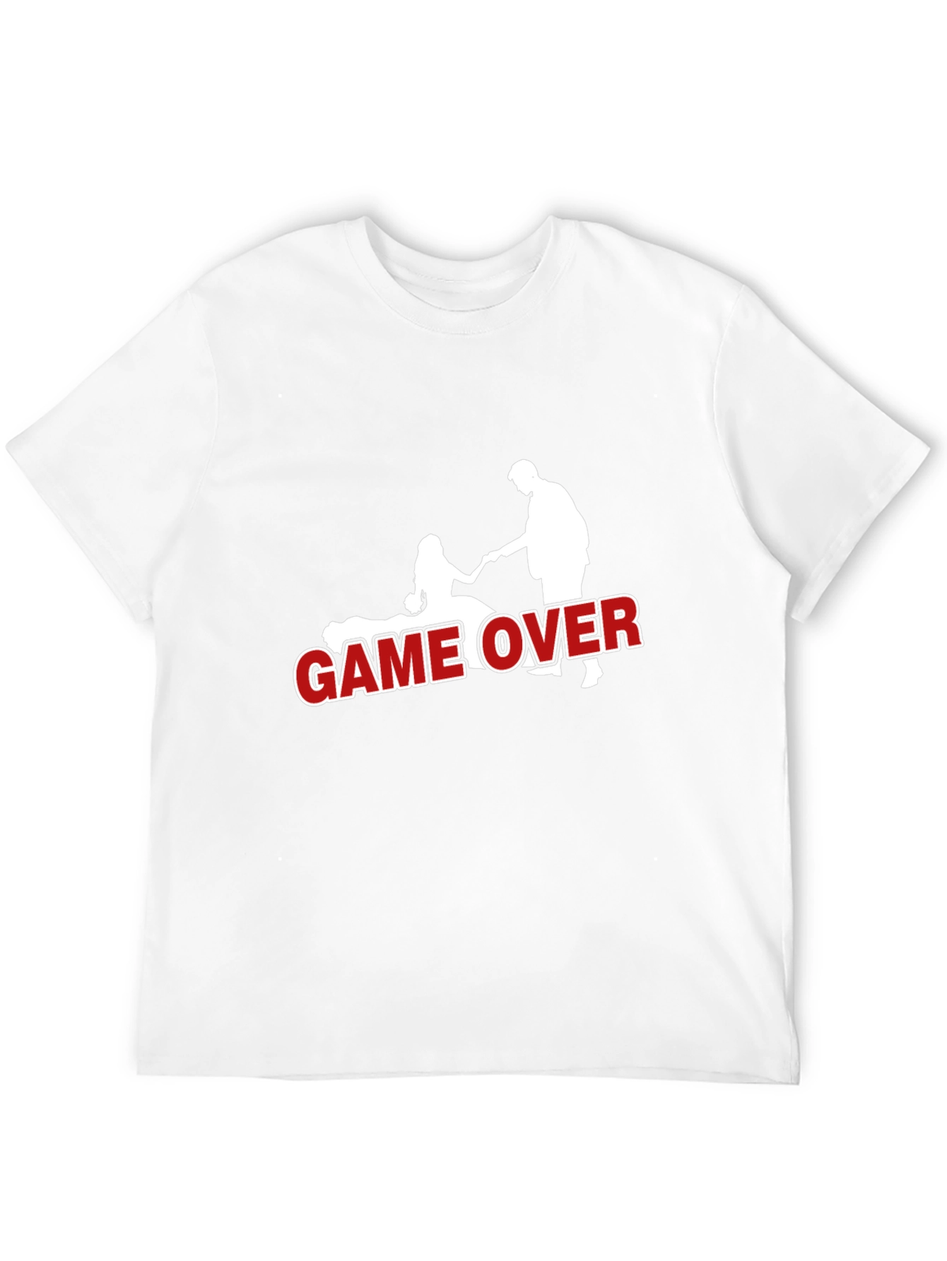 Game Over T-Shirt - Groom and Bride Novelty Tee