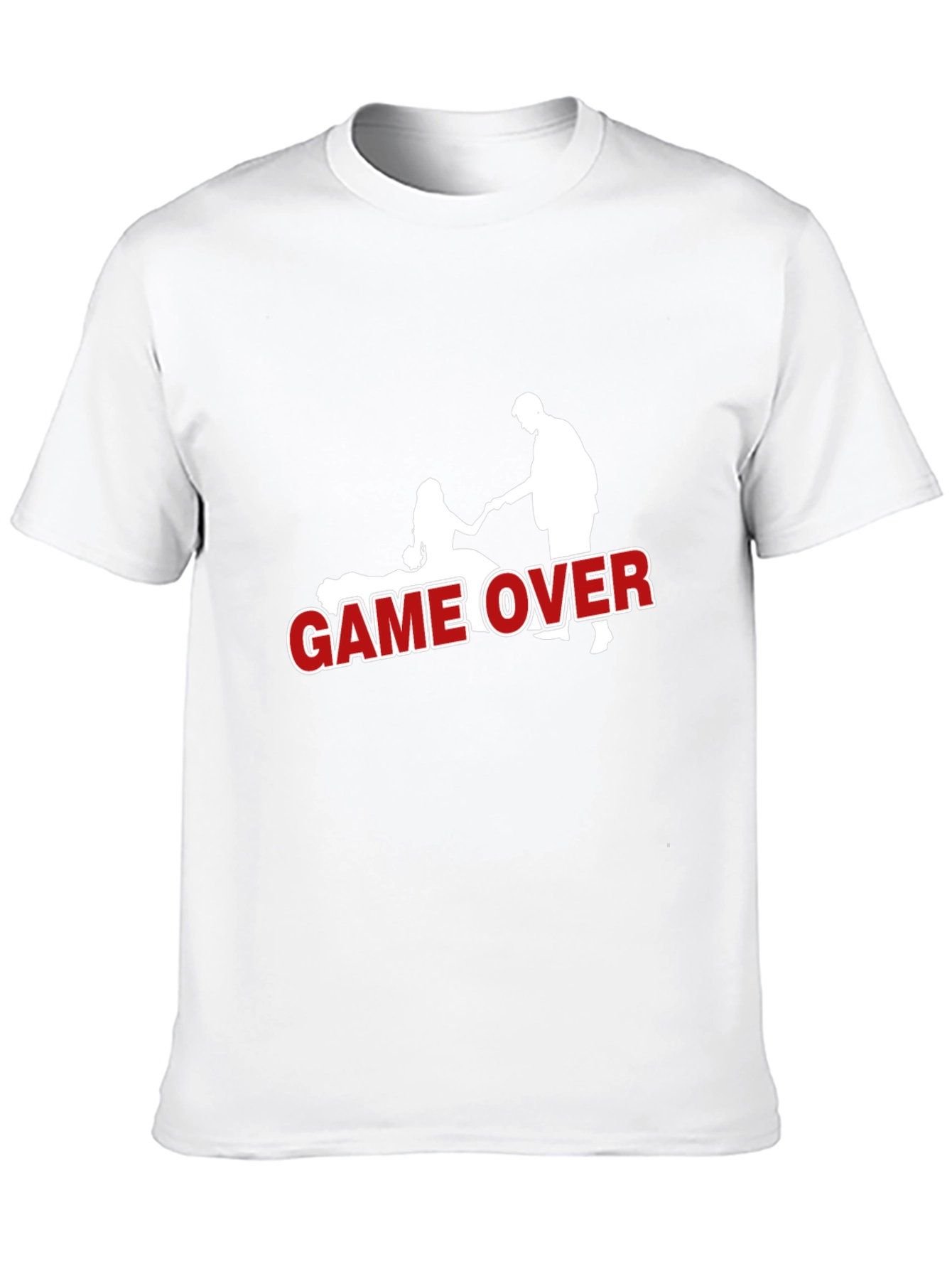 Game Over T-Shirt - Groom and Bride Novelty Tee