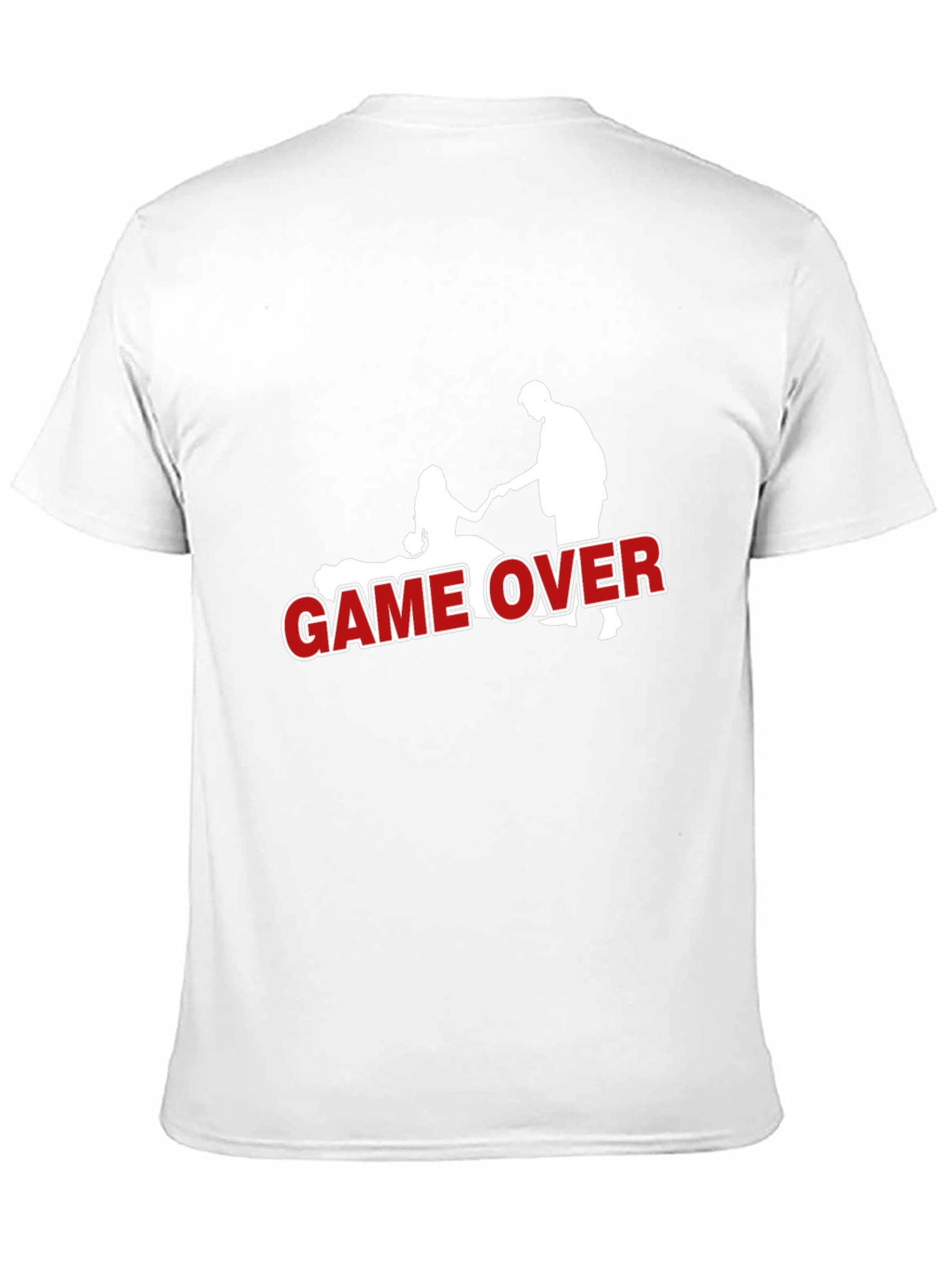 Game Over T-Shirt - Groom and Bride Novelty Tee