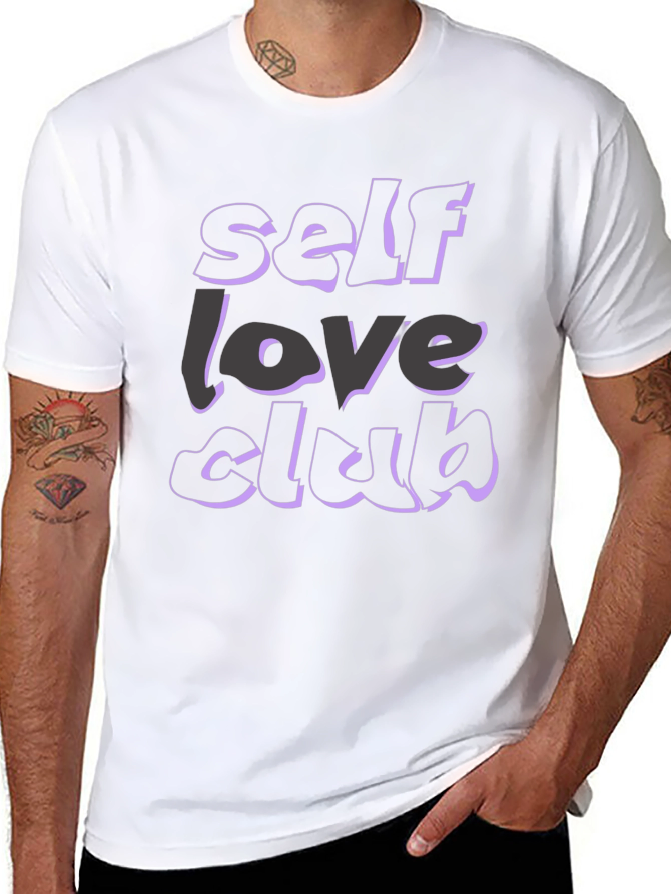 Self Love Club Graphic Tee - Black Unisex T-Shirt
