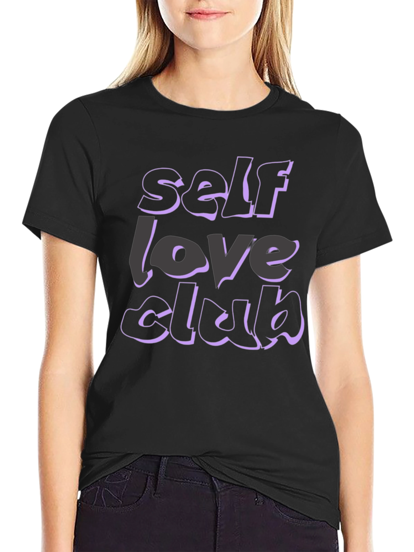 Self Love Club Graphic Tee - Black Unisex T-Shirt