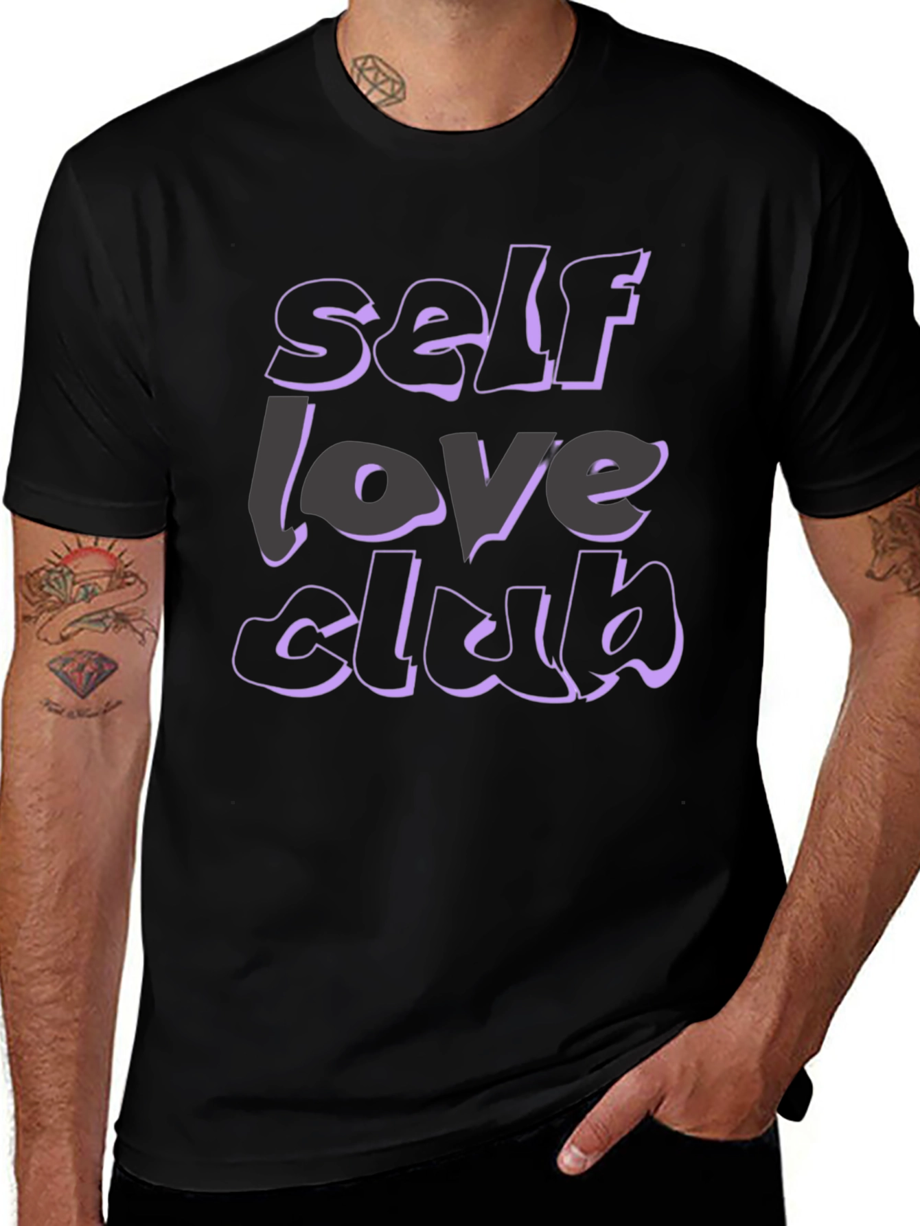 Self Love Club Graphic Tee - Black Unisex T-Shirt