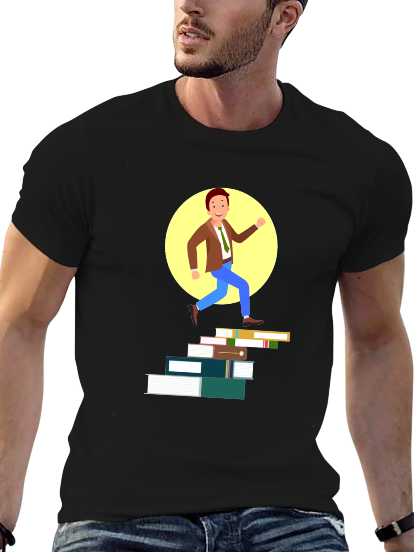 Bookworm Ascent Graphic Tee - Black
