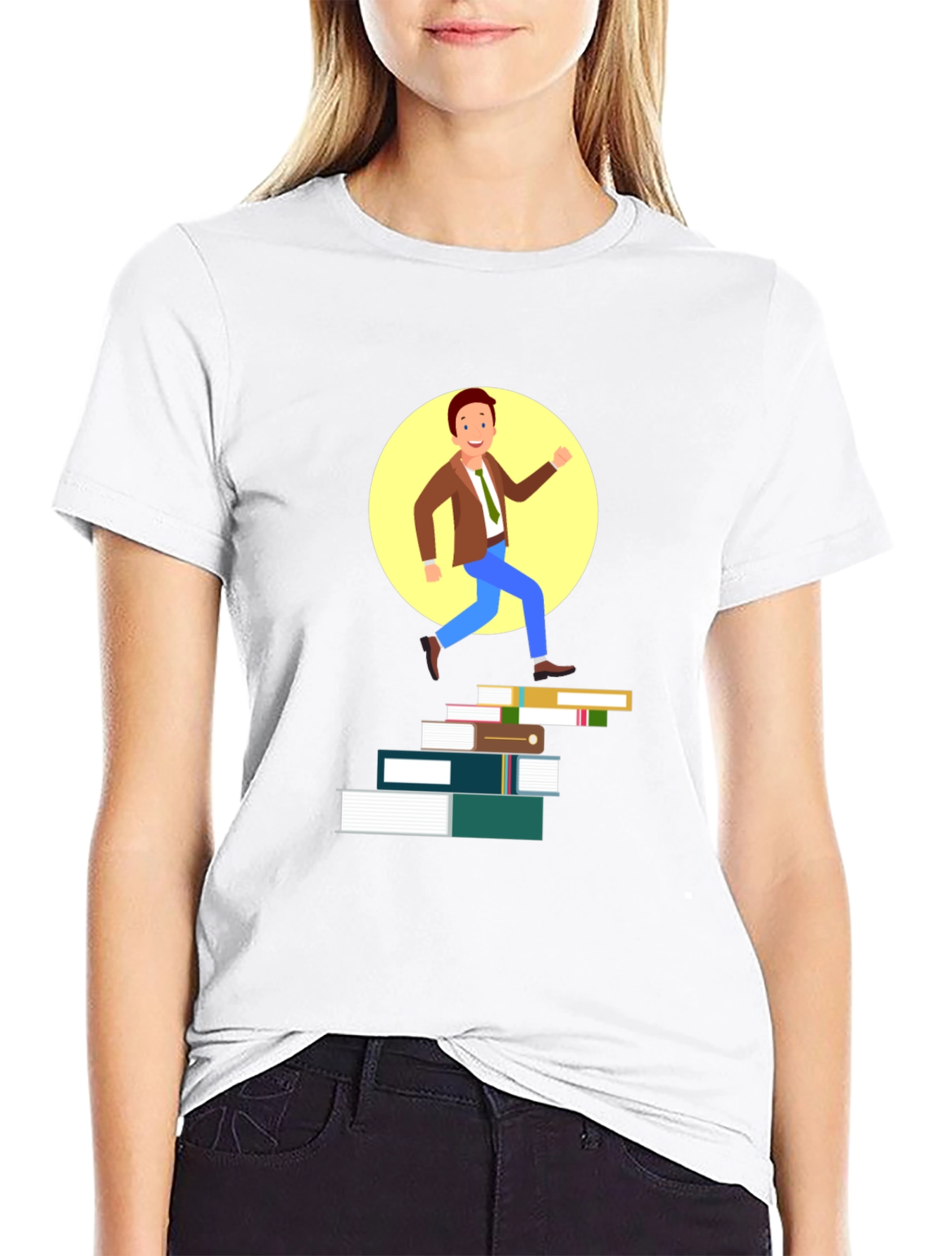 Bookworm Ascent Graphic Tee - Black